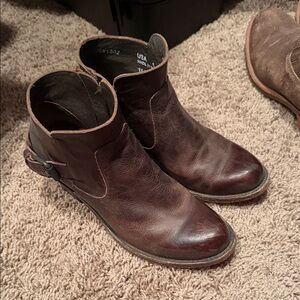 Women’s Brown Leather Ankle Boots
